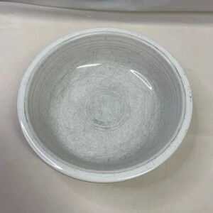 Fiestaware FiestaSoup Cereal Bowl White Fiesta HLC Diameter 6 7/8" Vintage READ